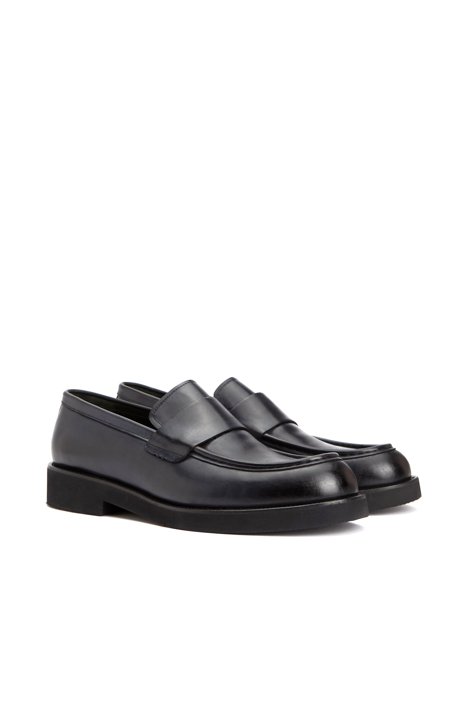 Lacivert Erkek Deri Loafer