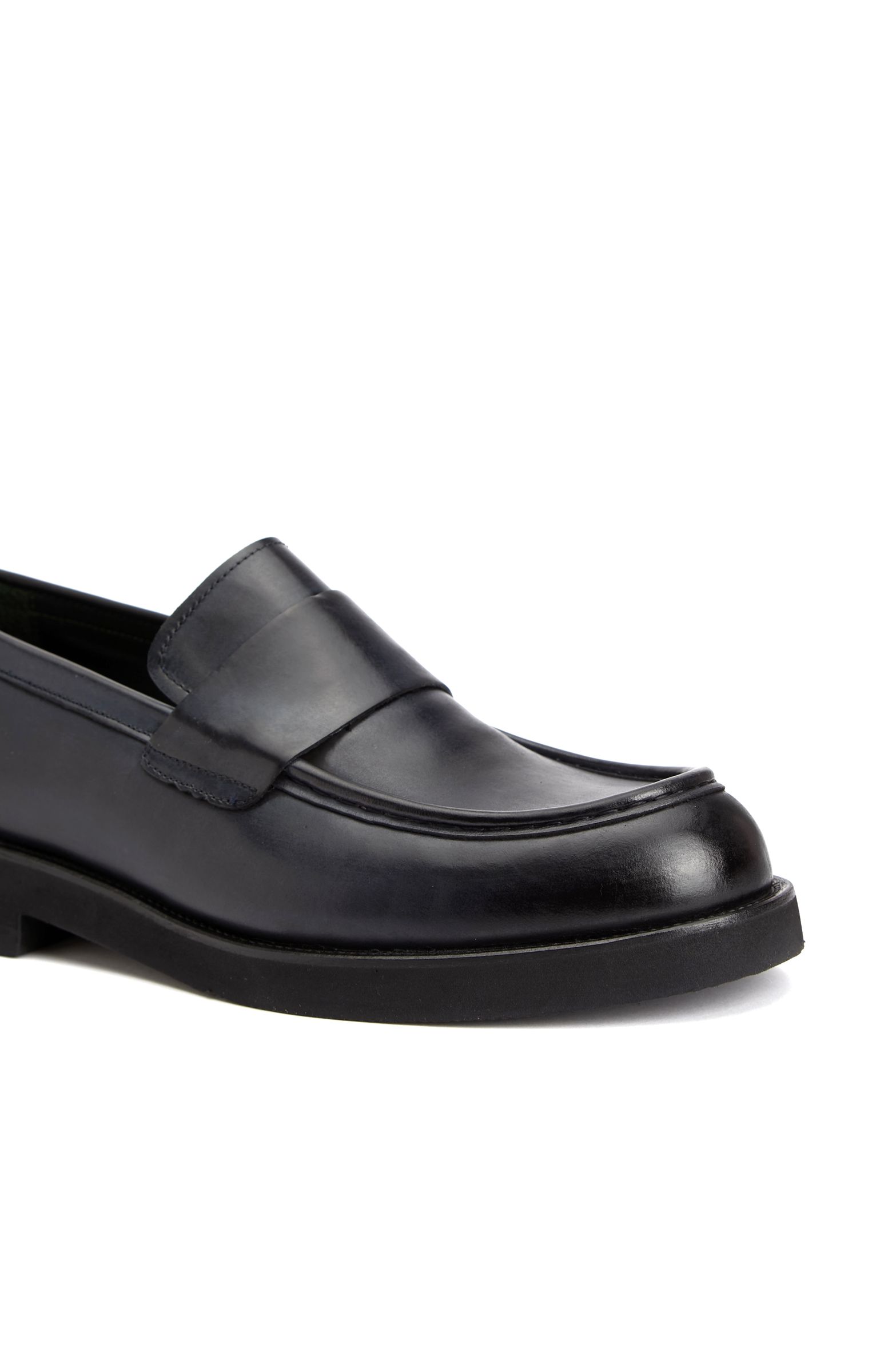 Lacivert Erkek Deri Loafer
