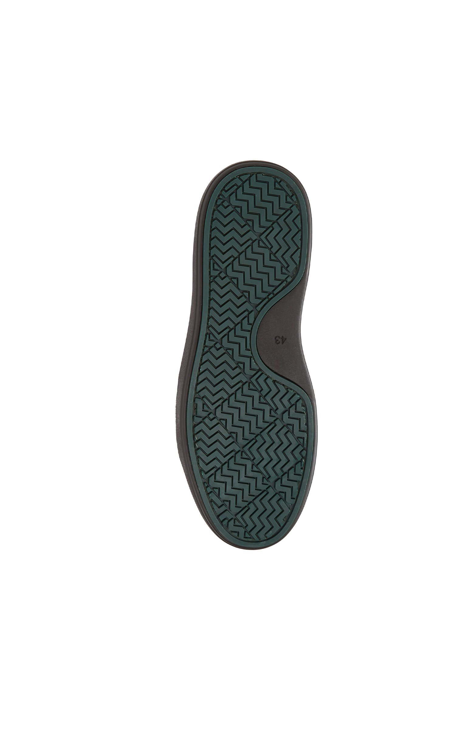 Kahverengi GH Baskılı Erkek Deri Sneaker
