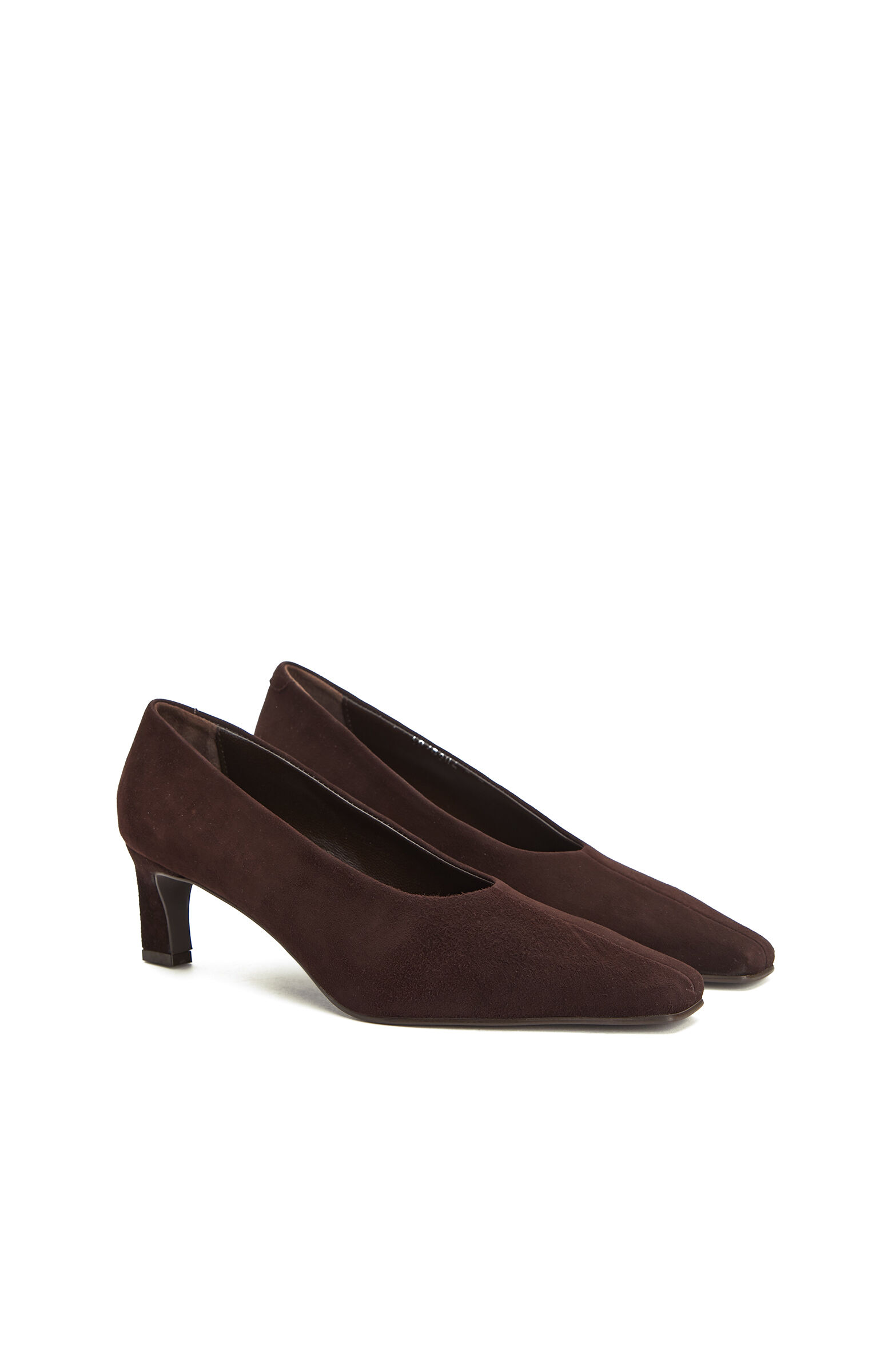 Bitter Brown Suede Heels
