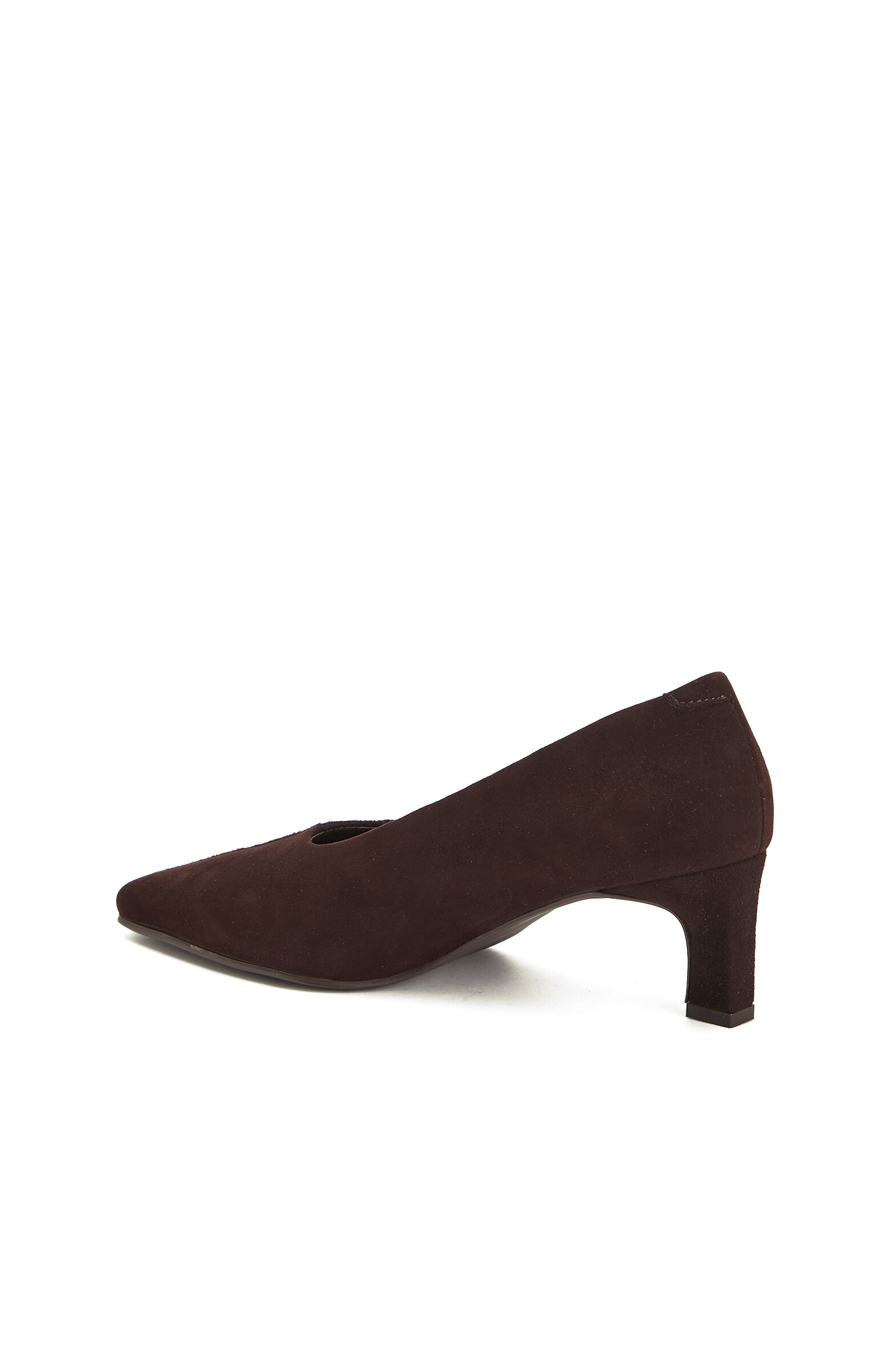 Bitter Brown Suede Heels