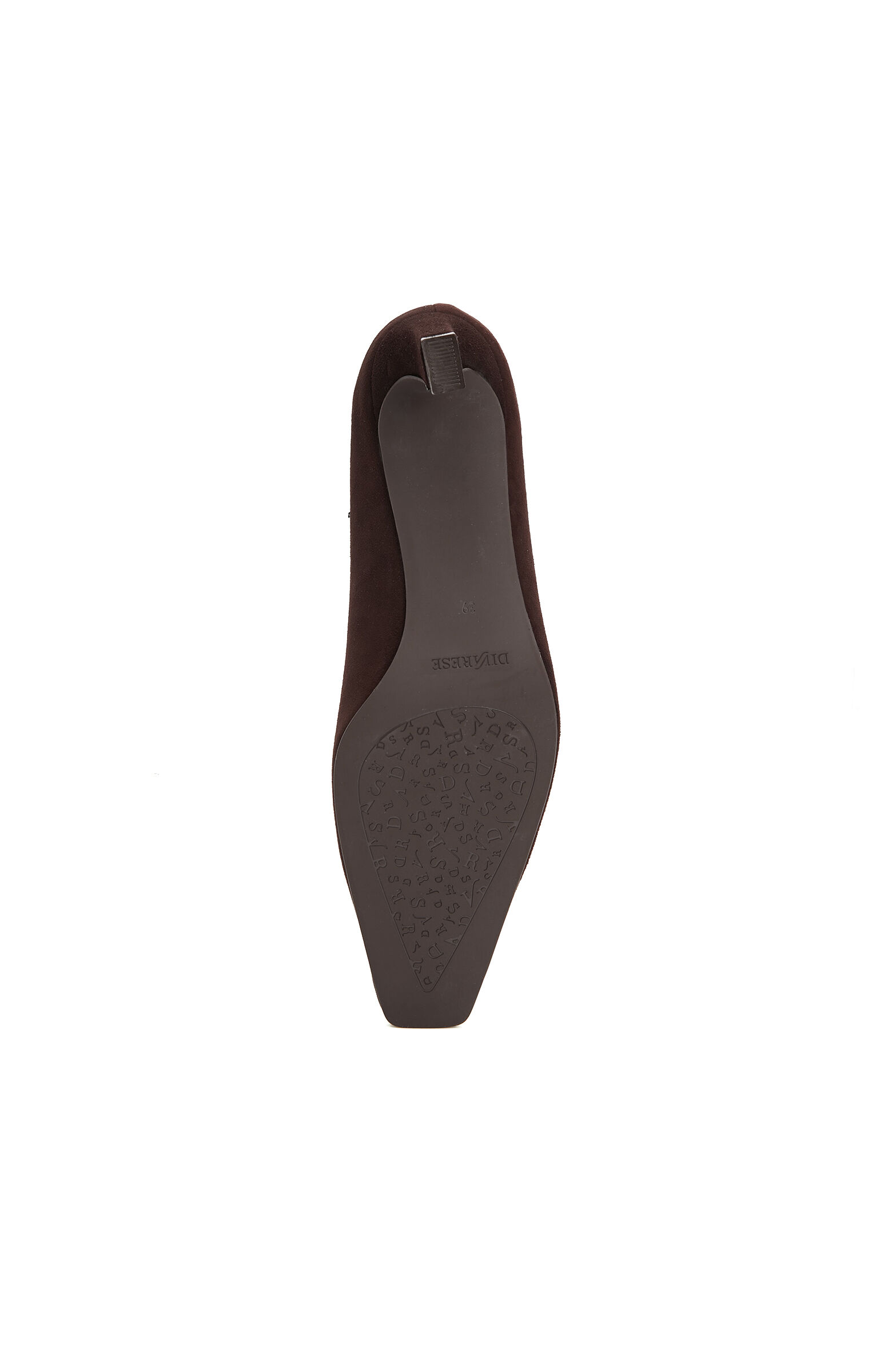 Bitter Brown Suede Heels