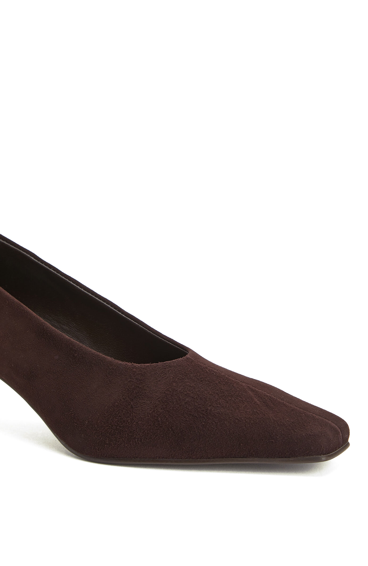 Bitter Brown Suede Heels