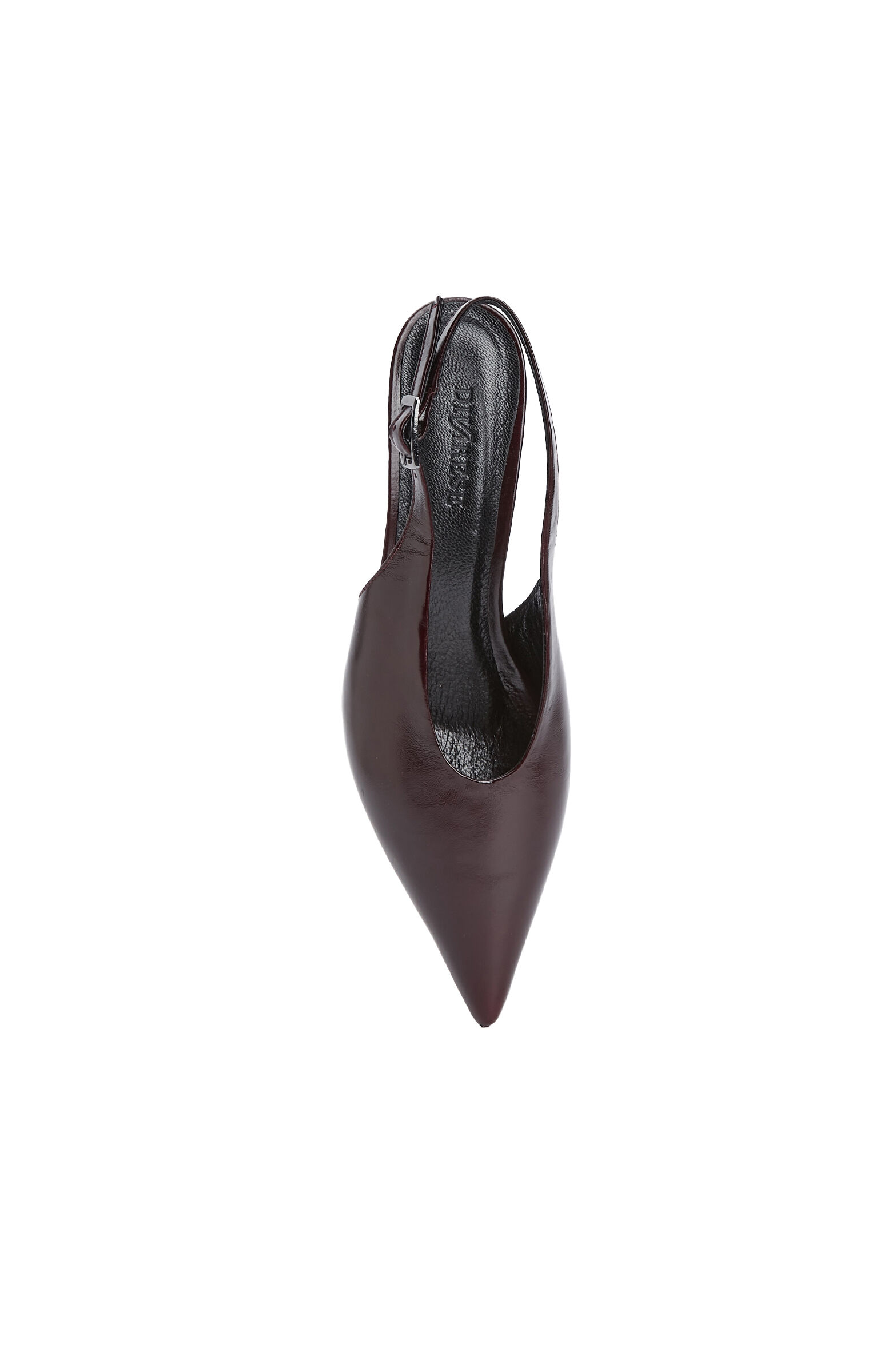 Burgundy Leather Heels