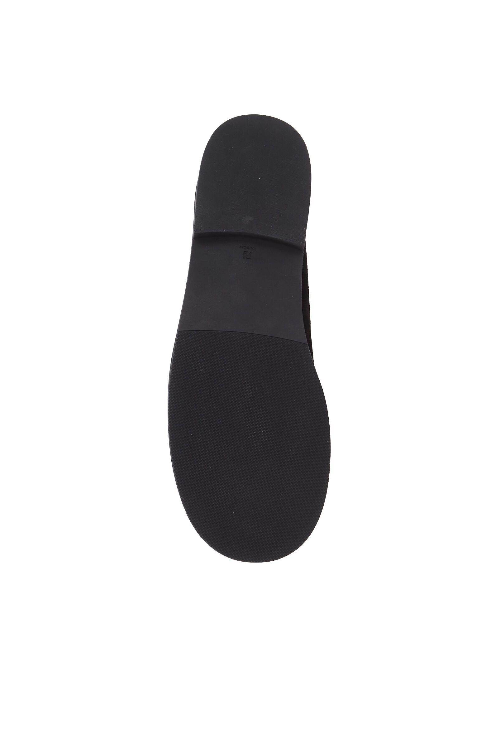 Black Stone Tassel Detailed Women's Suede Loafer