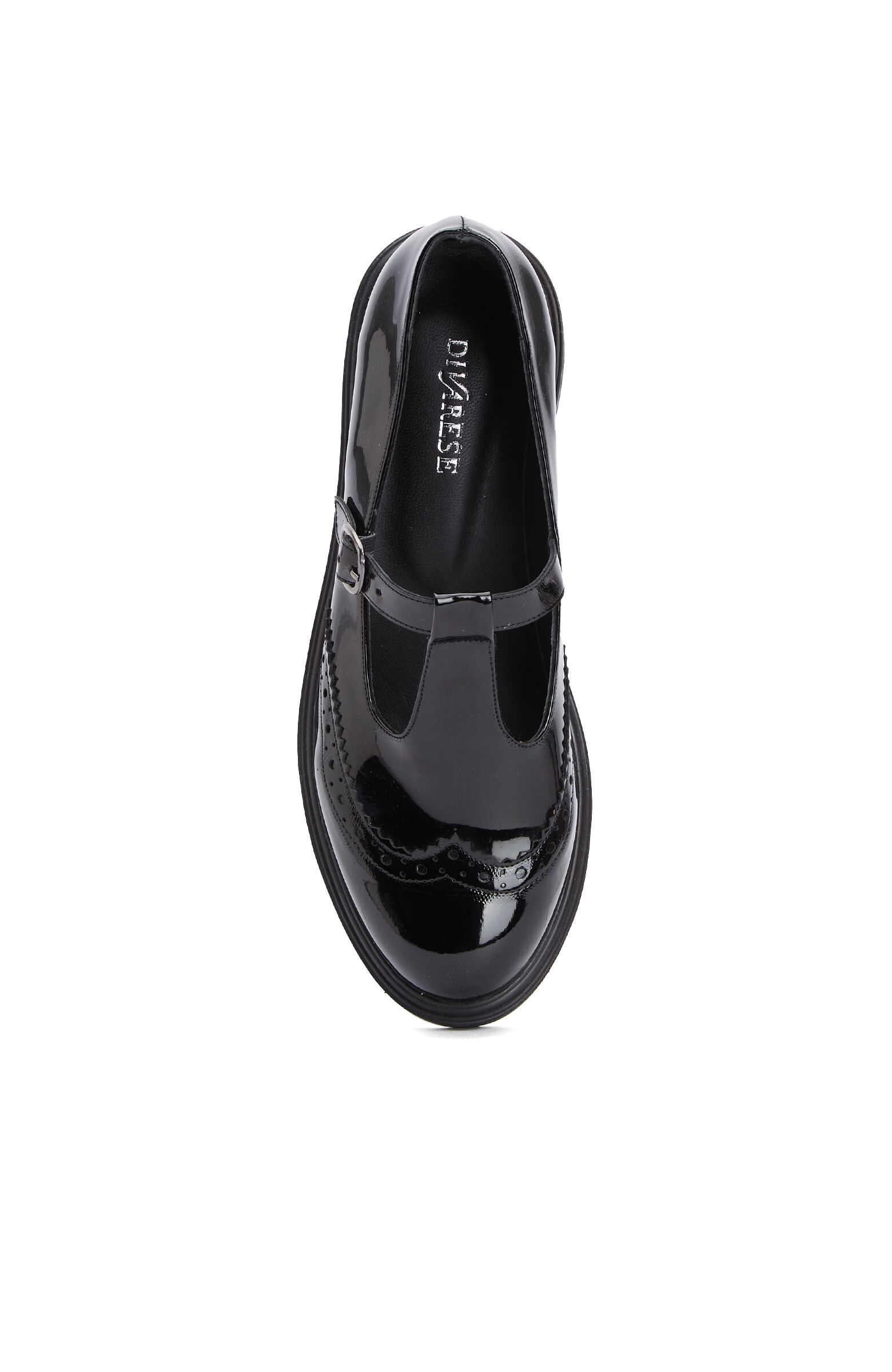 Siyah Zımbalı Toka Detaylı Kadın Loafer