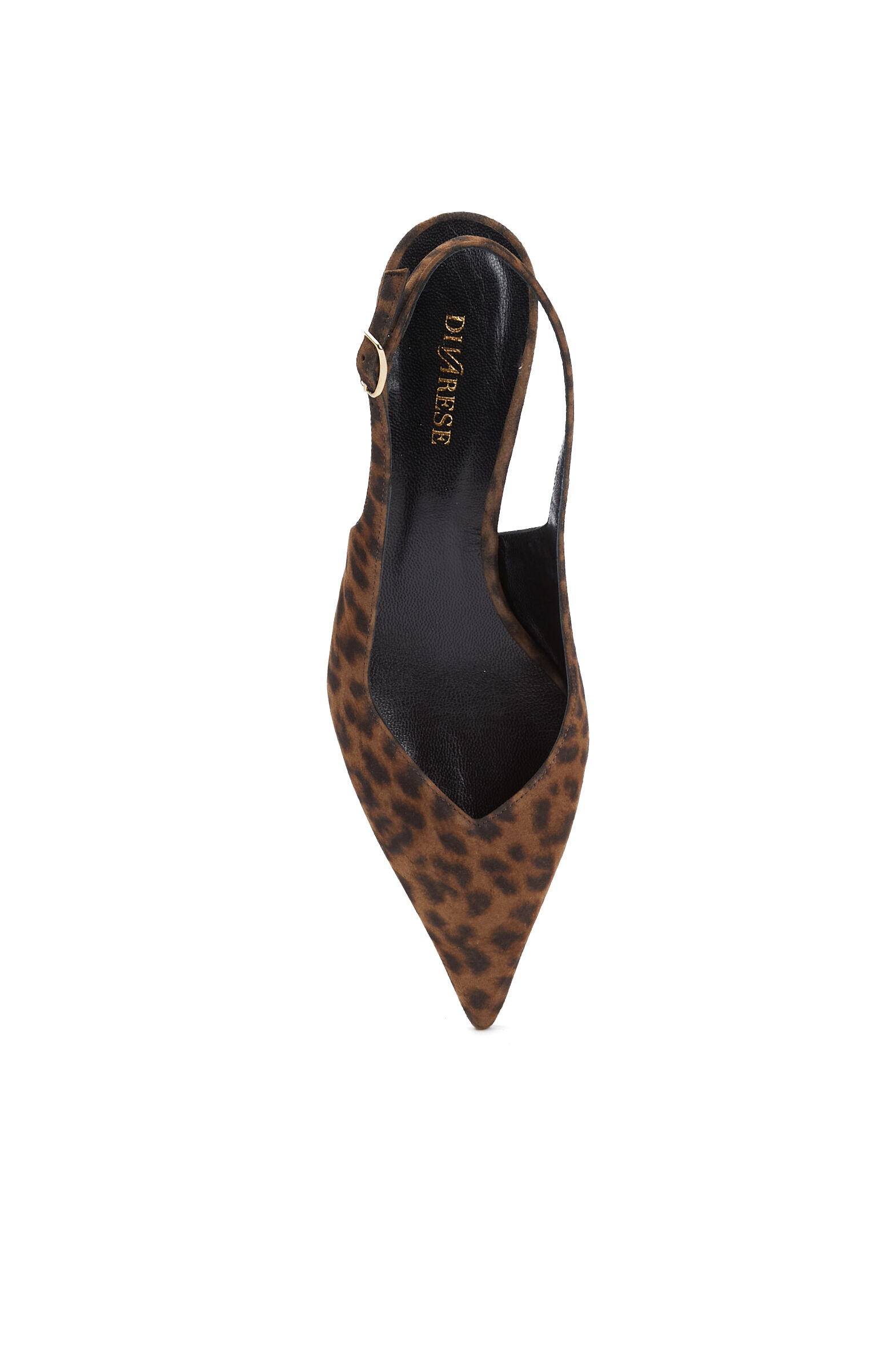 Leopar Desenli Deri Stiletto