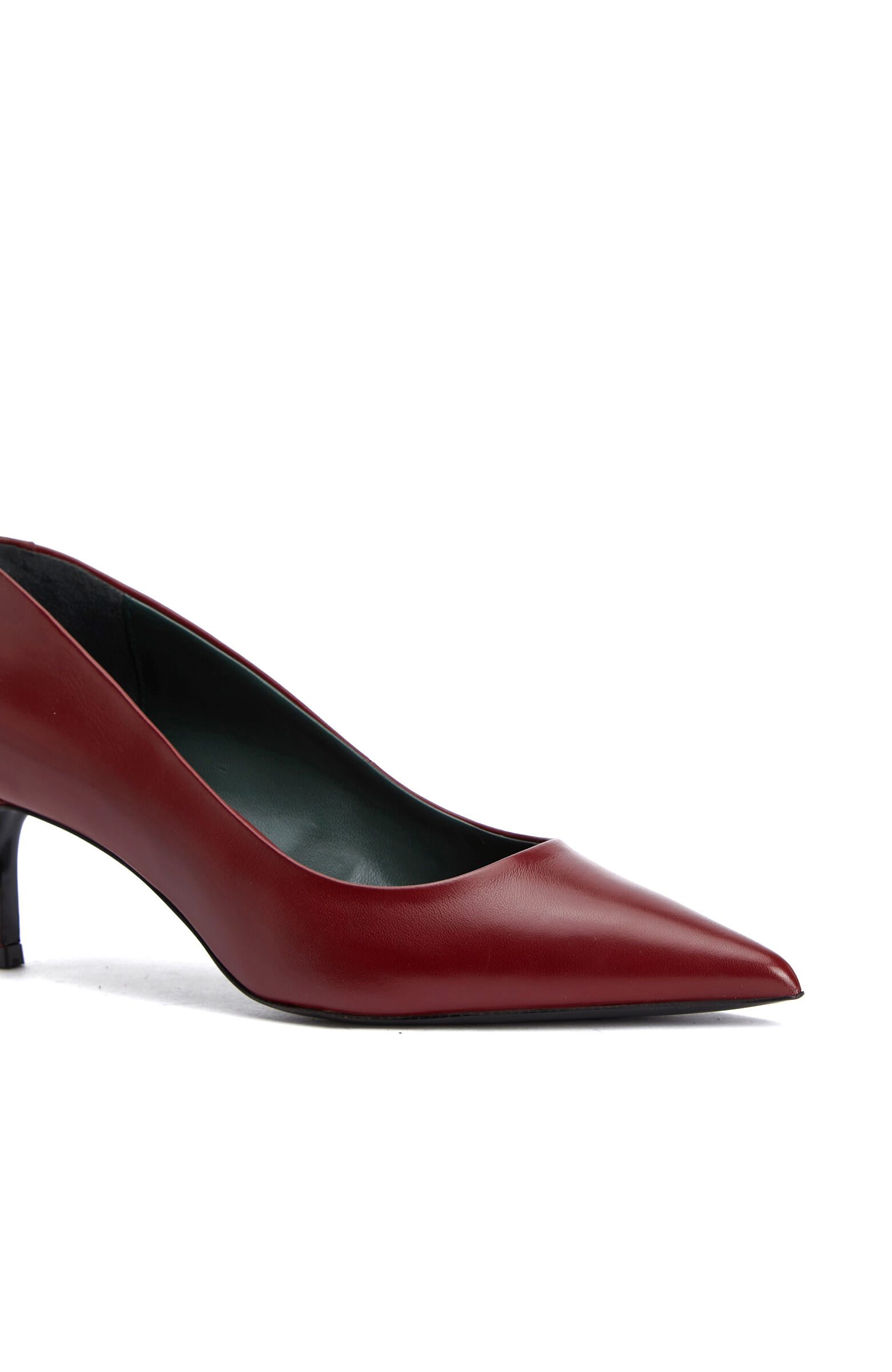 Kırmızı Deri Stiletto
