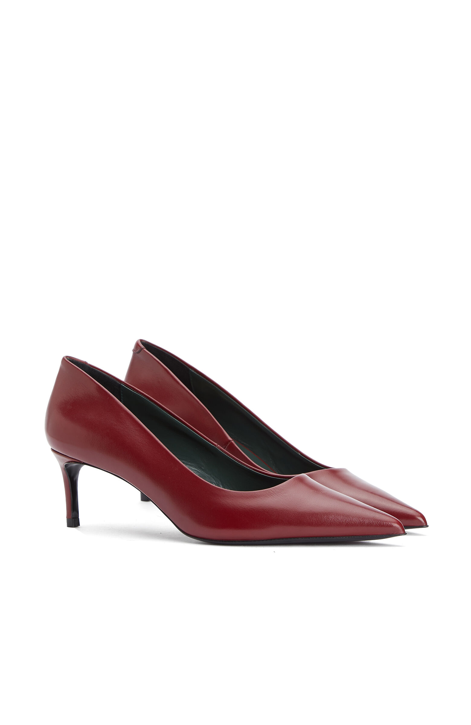 Red Leather Stiletto