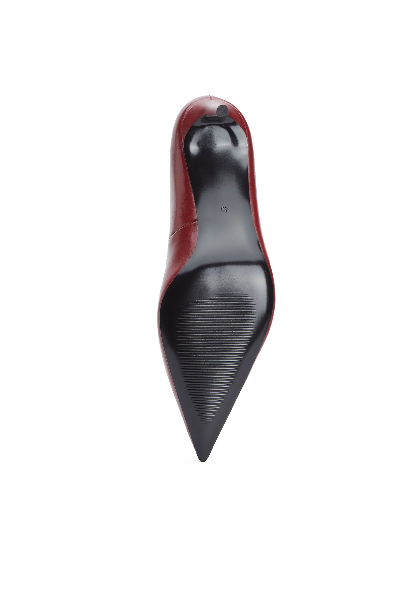 Red Leather Stiletto