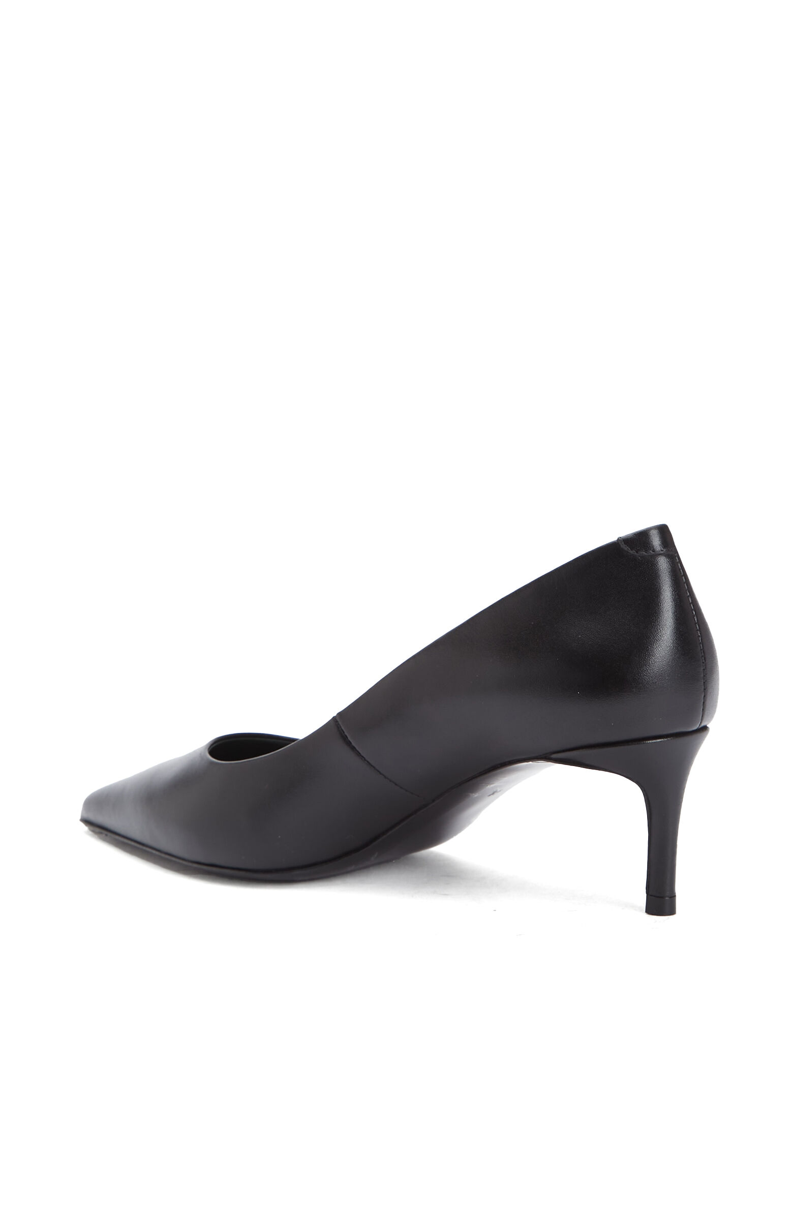 Siyah Deri Stiletto