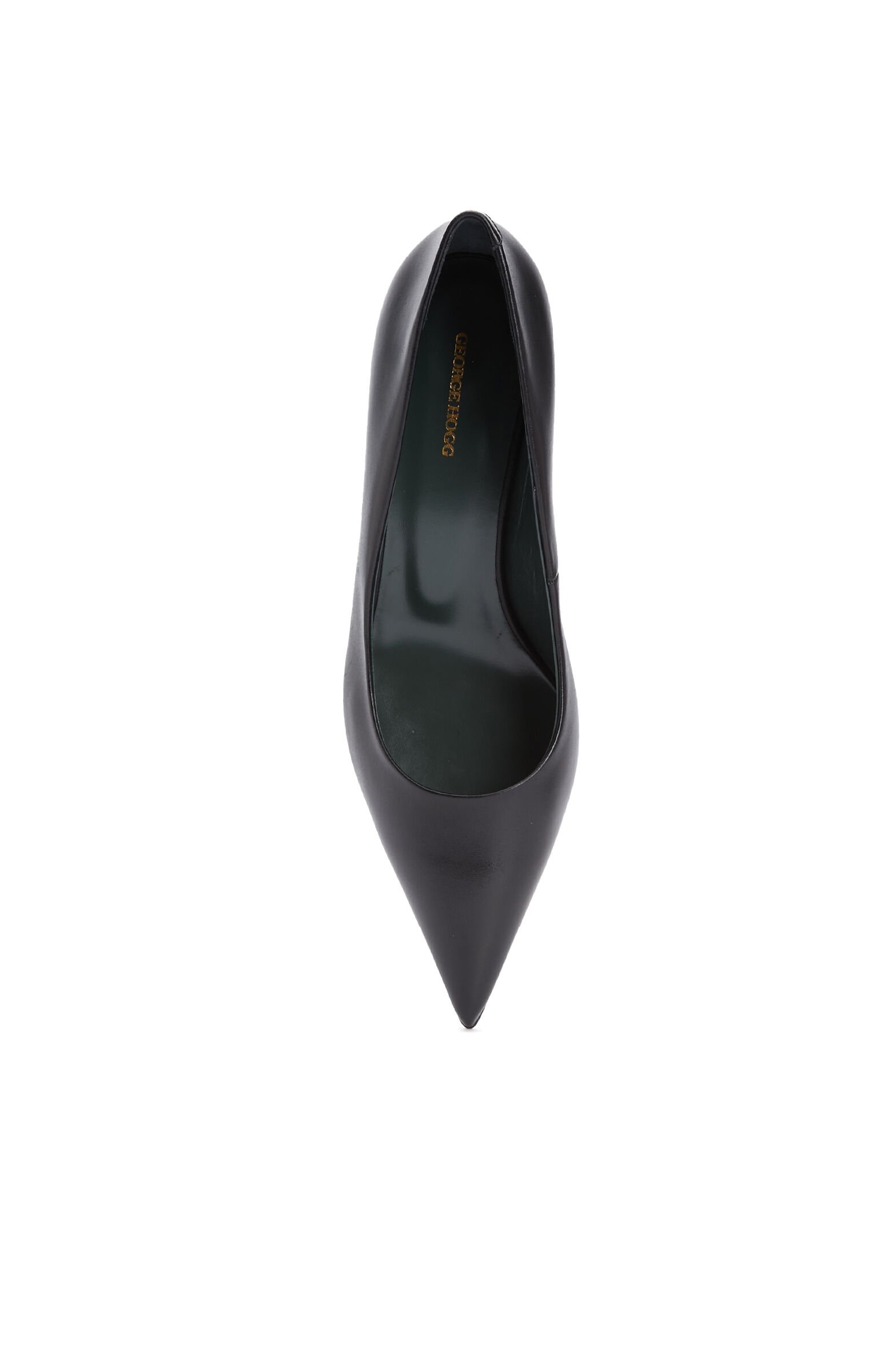 Siyah Deri Stiletto