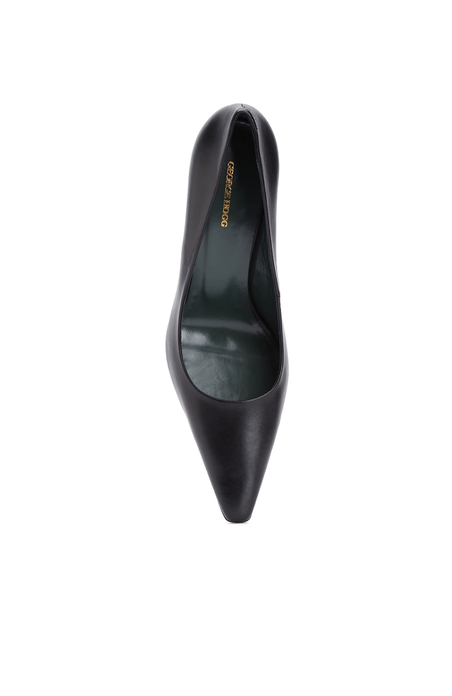 Siyah Deri Stiletto