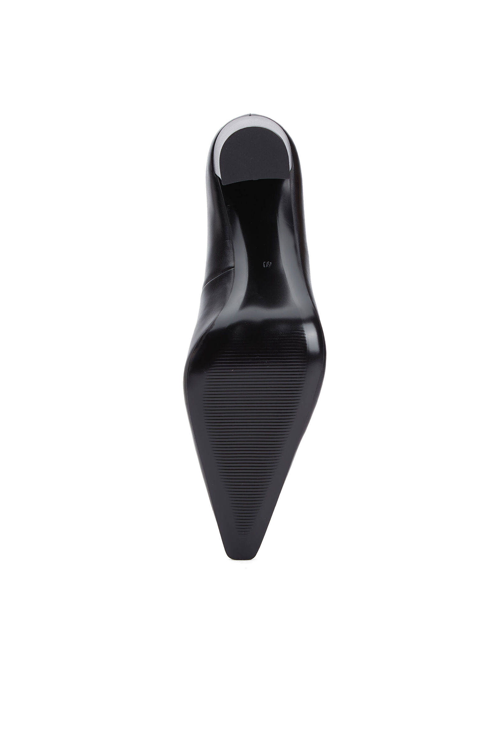 Siyah Deri Stiletto