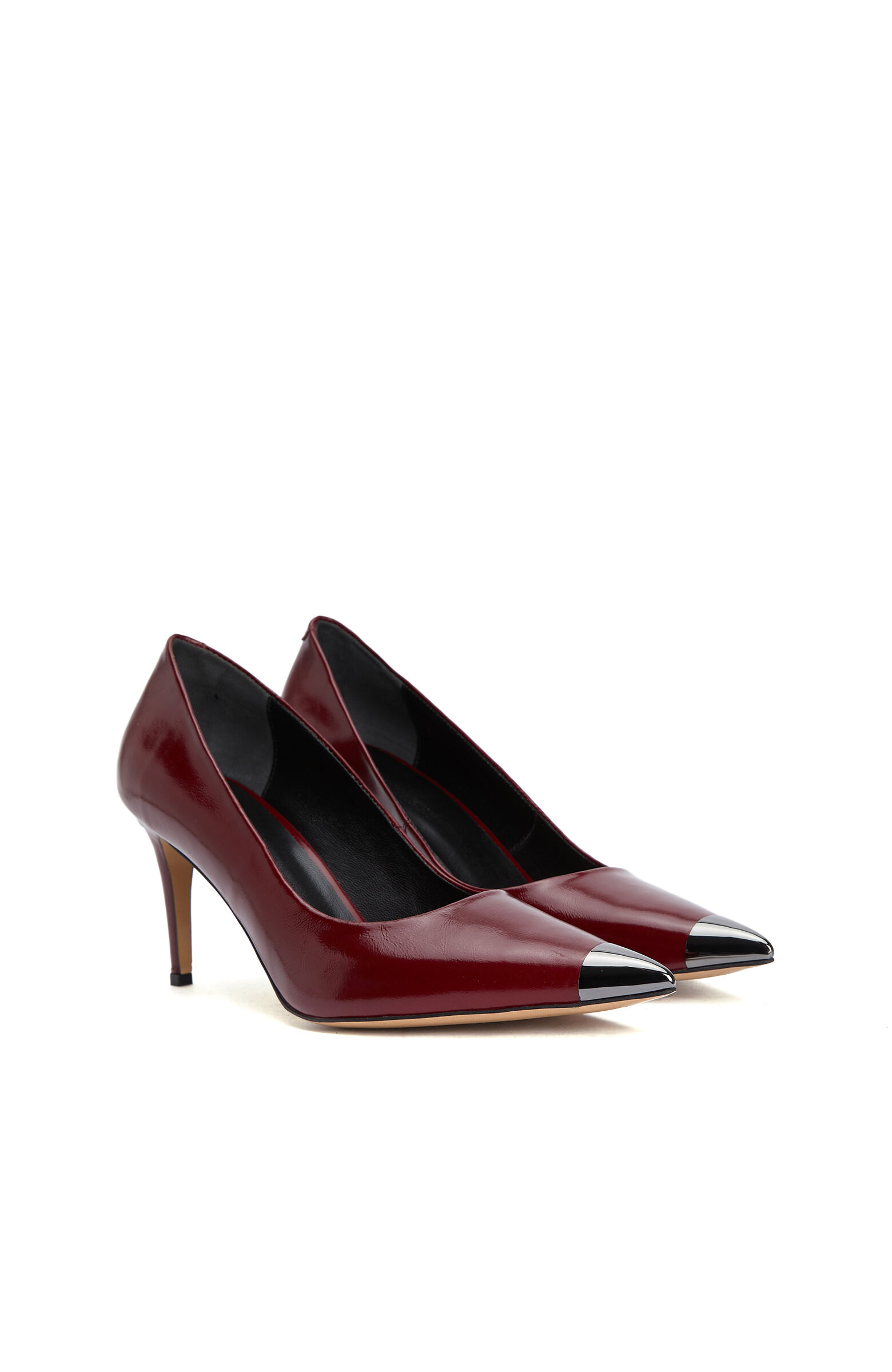 Bordo Deri Stiletto
