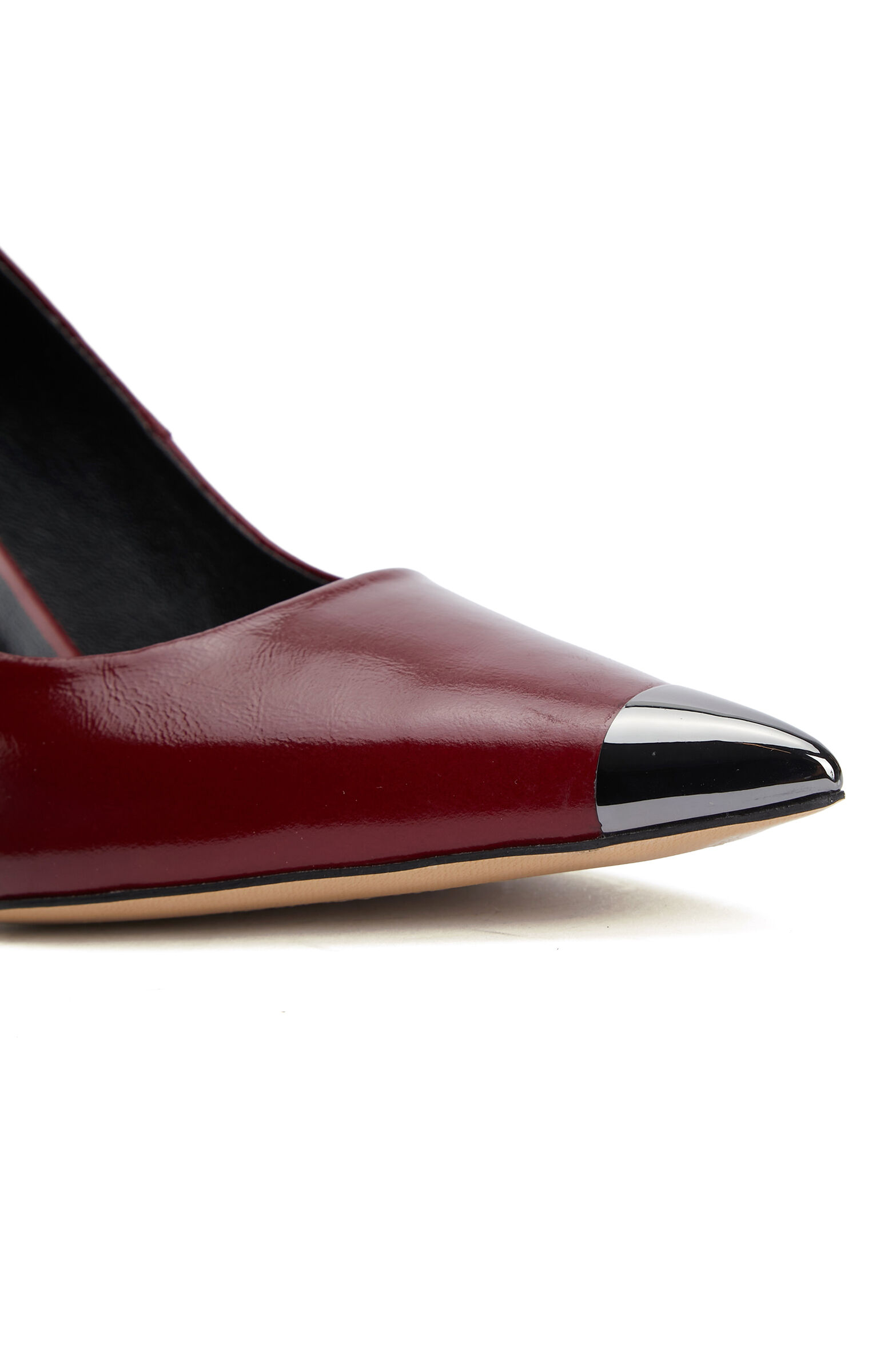 Bordo Deri Stiletto