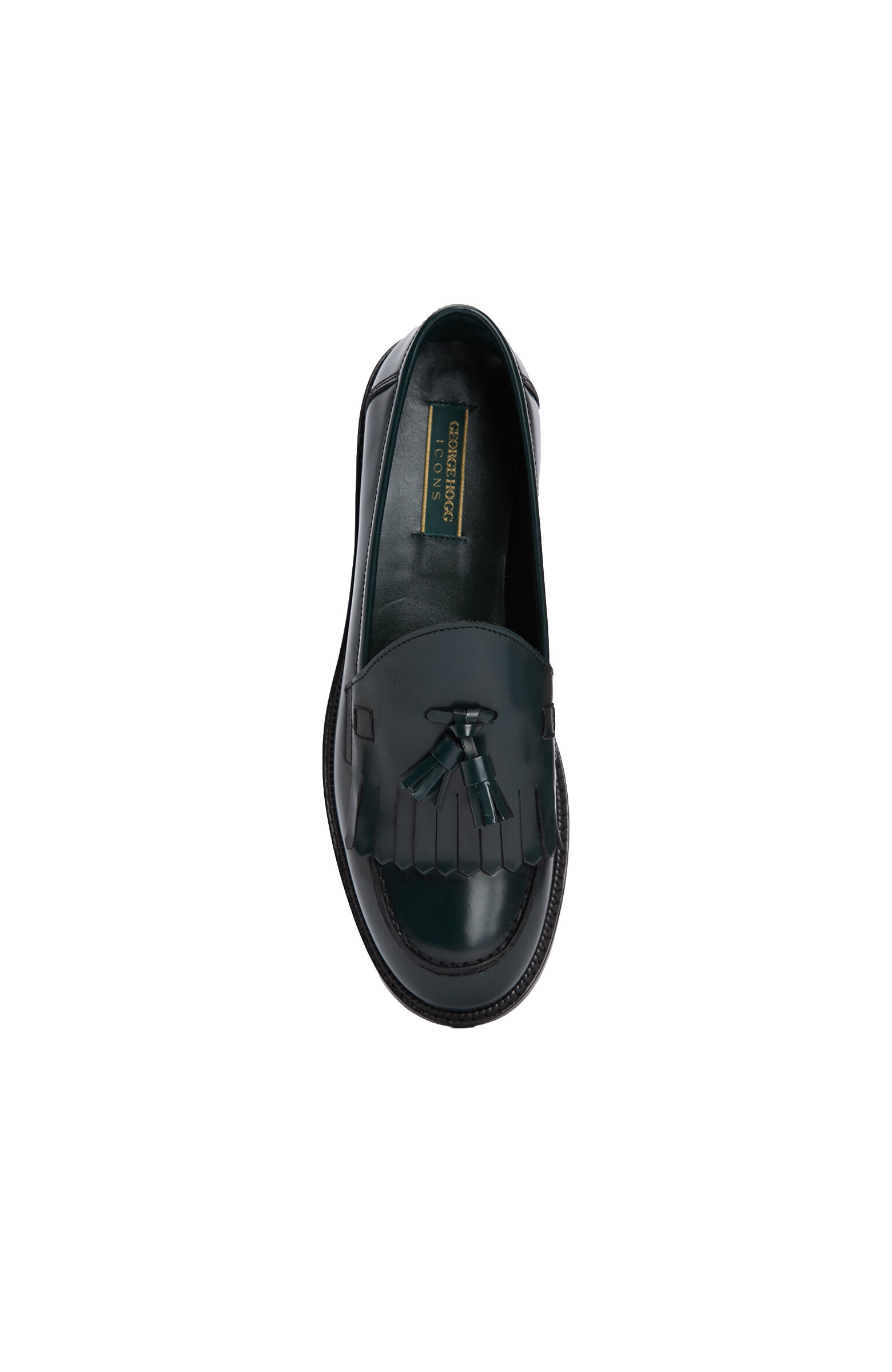 Yeşil Kadın Deri Loafer