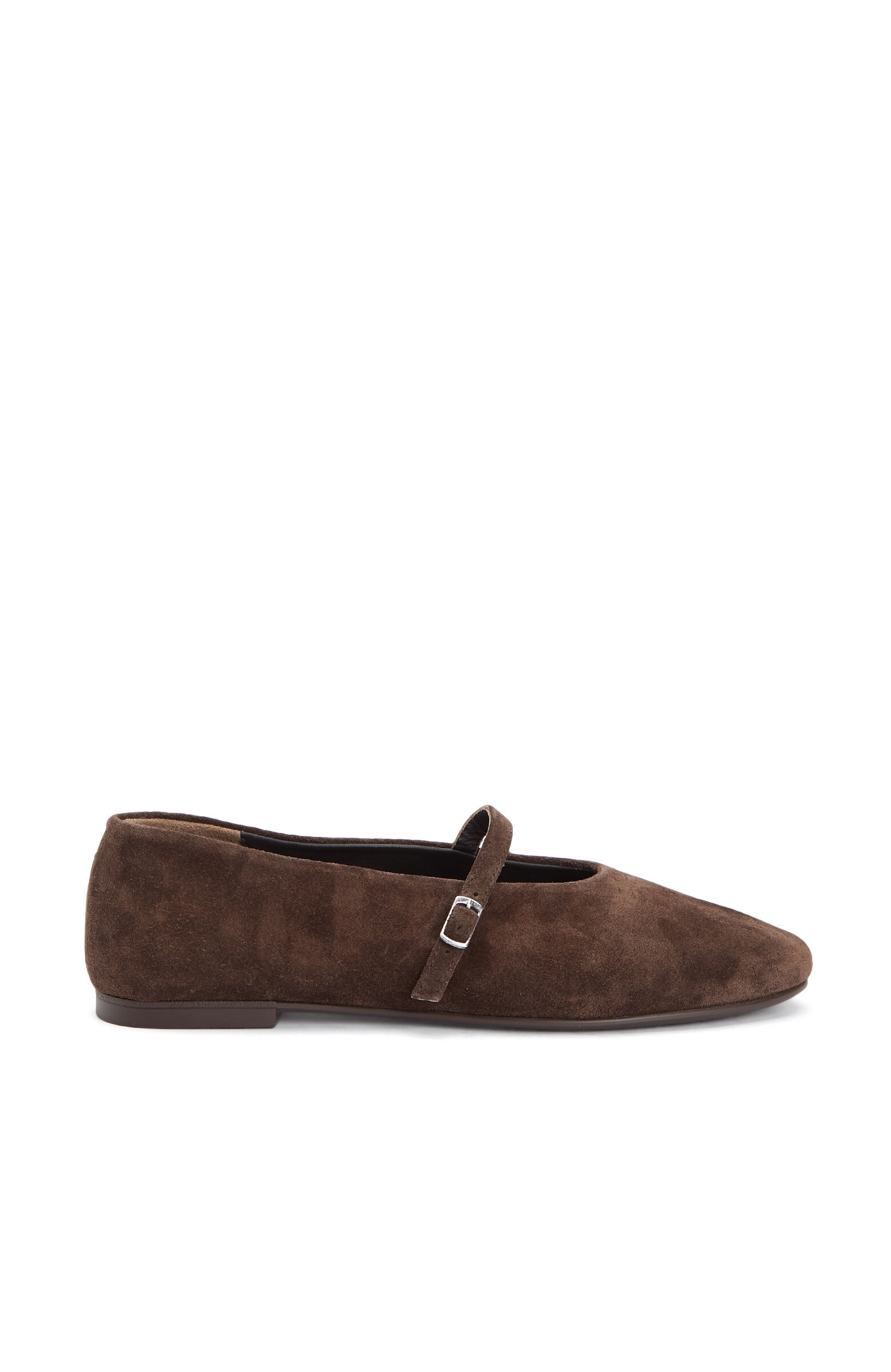 Kahverengi Toka Detaylı Süet Babet