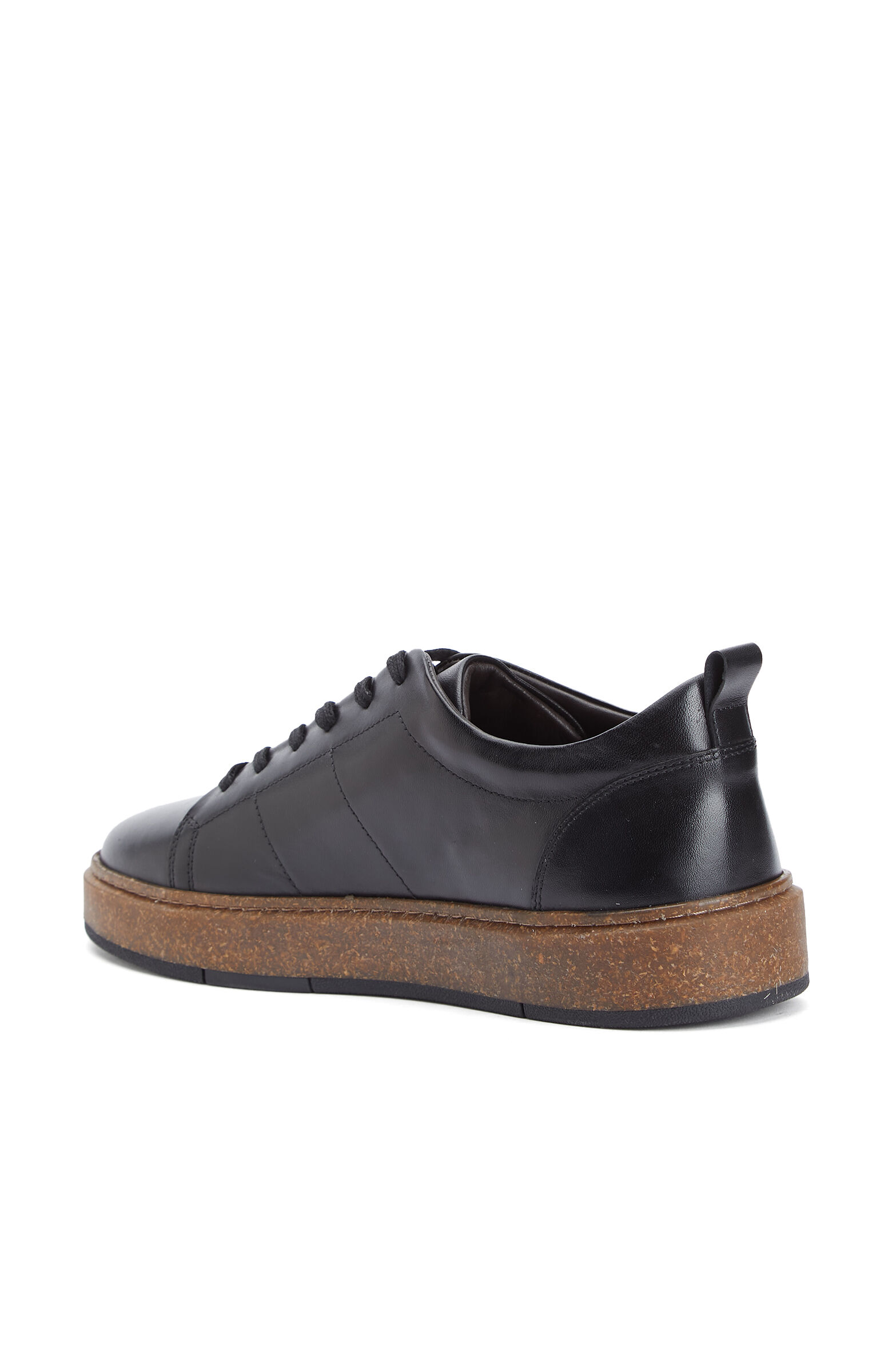 Siyah Erkek Deri Sneaker