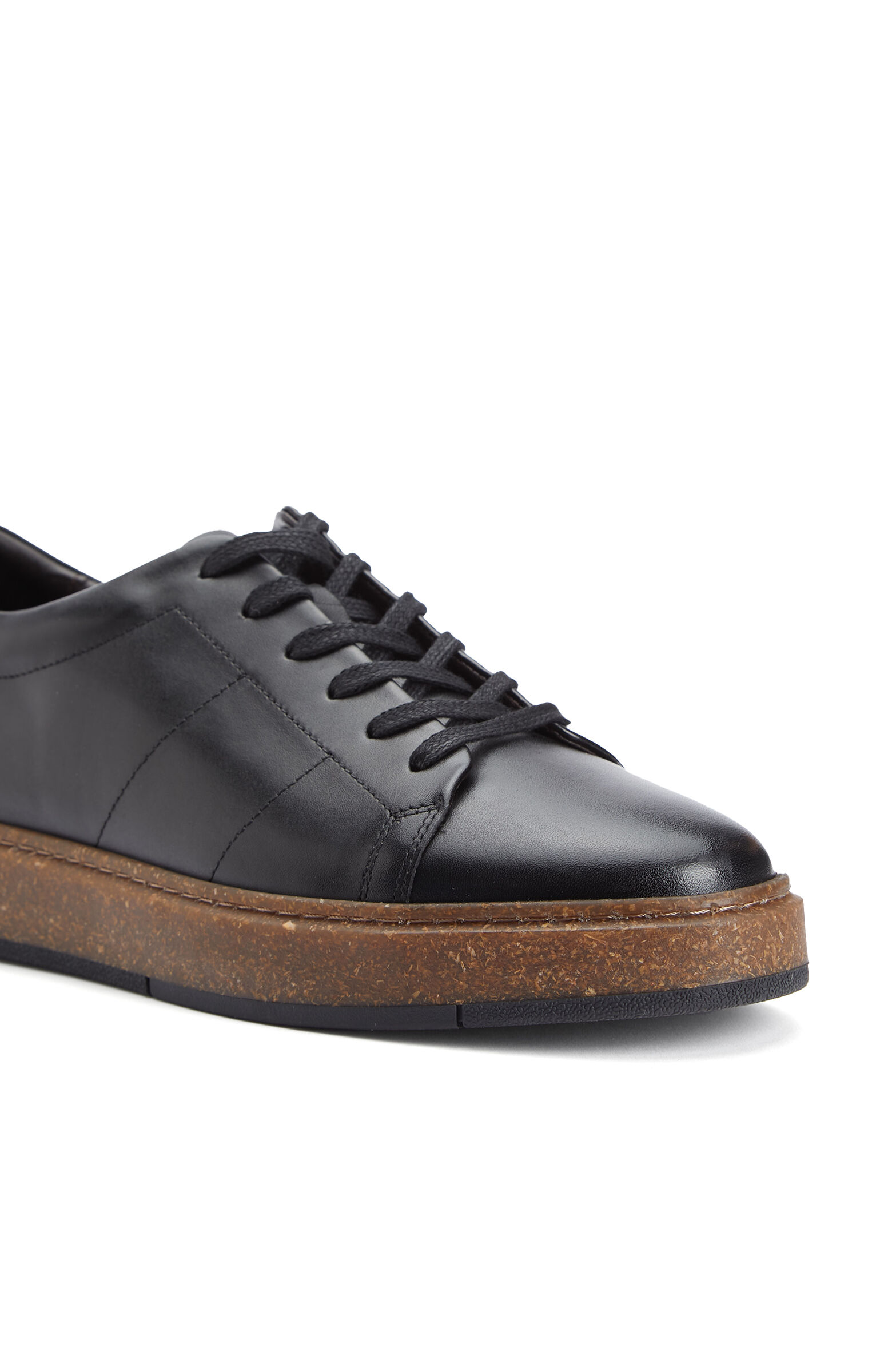 Siyah Erkek Deri Sneaker
