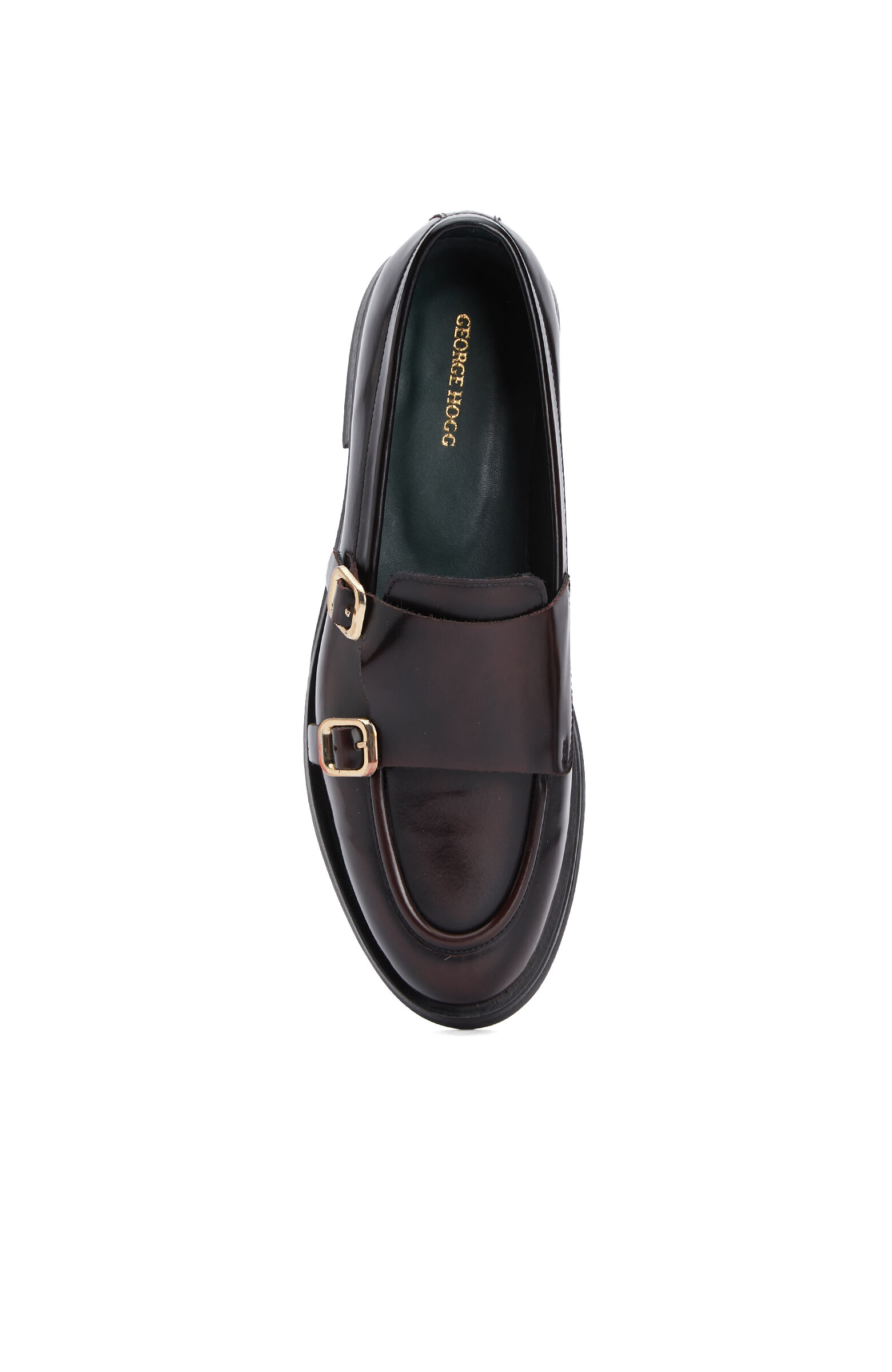 Bordo Toka Detaylı Kadın Deri Loafer