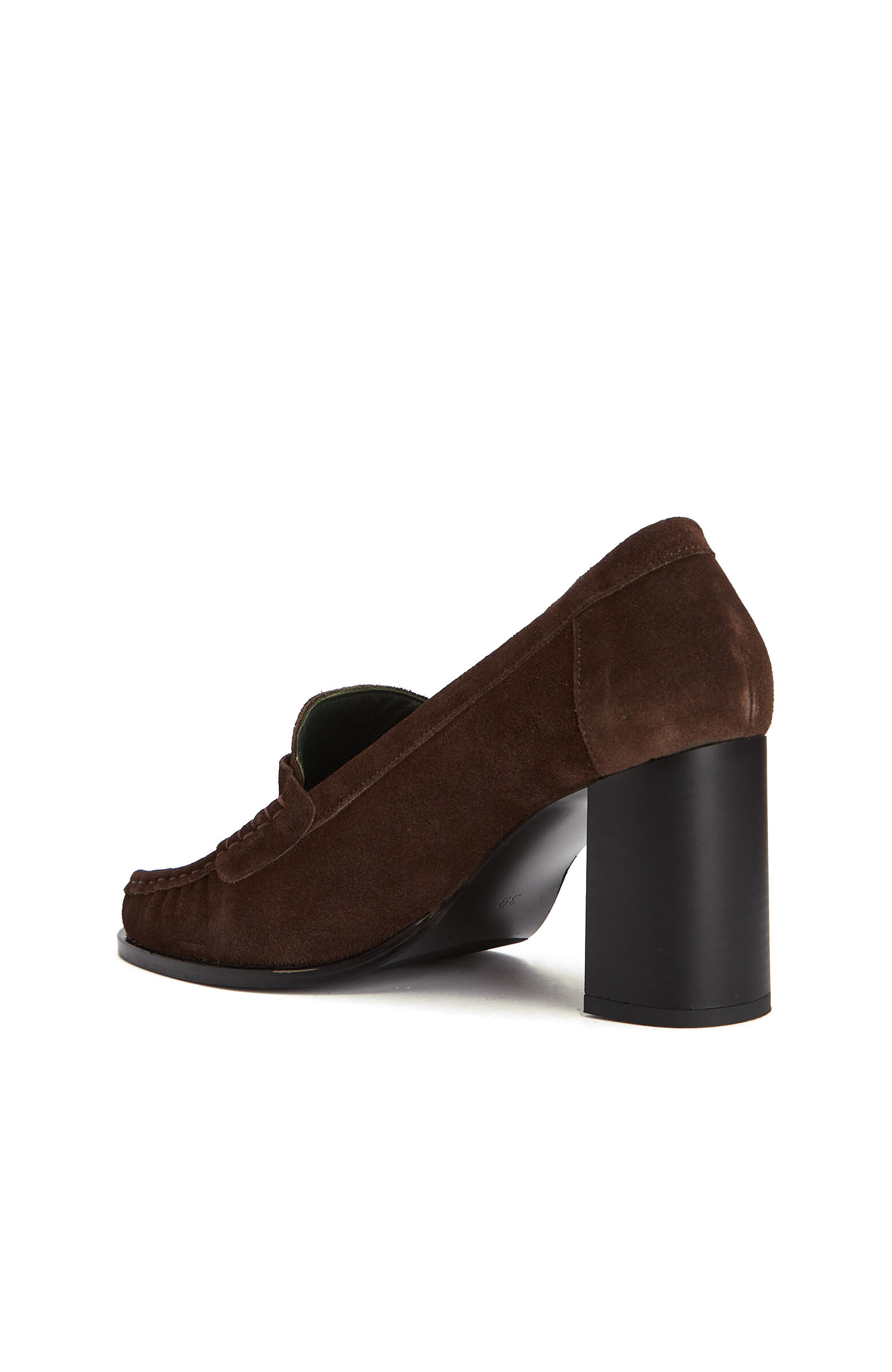 Acı Kahverengi Kadın Süet Topuklu Ayakkabı